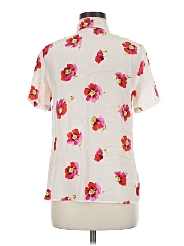 Casual Corner Short Sleeve Silk Top (view 2)