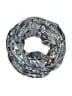 Raj 100% Rayon Paisley Gray Scarf One size - photo 1