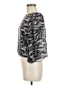 Alice + Olivia Silver 3/4 Sleeve Blouse Size M (estimated) - photo 5