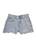 Topshop Blue Denim Shorts Size 4 Petite - photo 1
