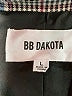 BB Dakota 100% Polyester Checkered-gingham Gray Coat Size L - photo 6