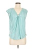 Nine West 100% Polyester Teal Sleeveless Blouse Size M - photo 1