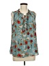 Daniel Rainn 100% Polyester Teal Sleeveless Blouse Size M - photo 1