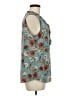 Daniel Rainn 100% Polyester Teal Sleeveless Blouse Size M - photo 4