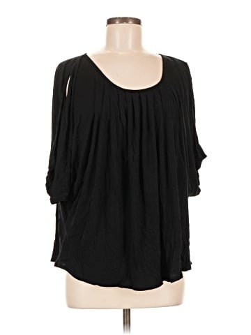 BCBGMAXAZRIA 3/4 Sleeve Top (view 1)