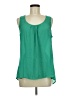metaphor 100% Polyester Green Sleeveless Blouse Size M - photo 1