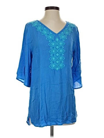 Lilly Pulitzer For Target 3/4 Sleeve Blouse (view 1)
