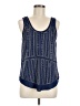Parker 100% Polyester Blue Sleeveless Blouse Size M - photo 1