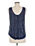 Parker 100% Polyester Blue Sleeveless Blouse Size M - photo 2
