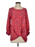 Gibson Red 3/4 Sleeve Blouse Size S - photo 1