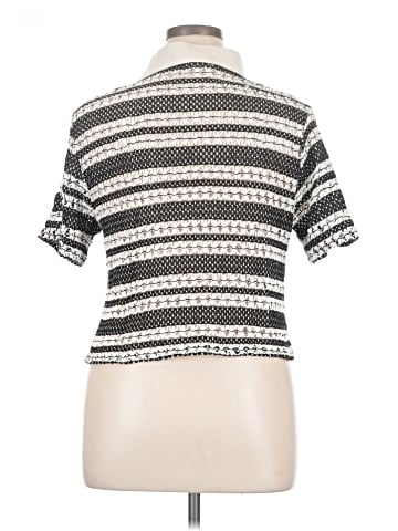 Blue Tassel Short Sleeve Top (view 2)