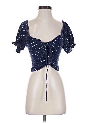American Eagle Outfitters Short Sleeve Blouse (view 1)