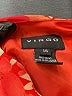 Virgo 100% Polyester Orange Sleeveless Blouse Size 14 - photo 7