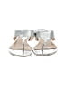 J.Crew Metallic Silver Flip Flops Size 6 1/2 - photo 2