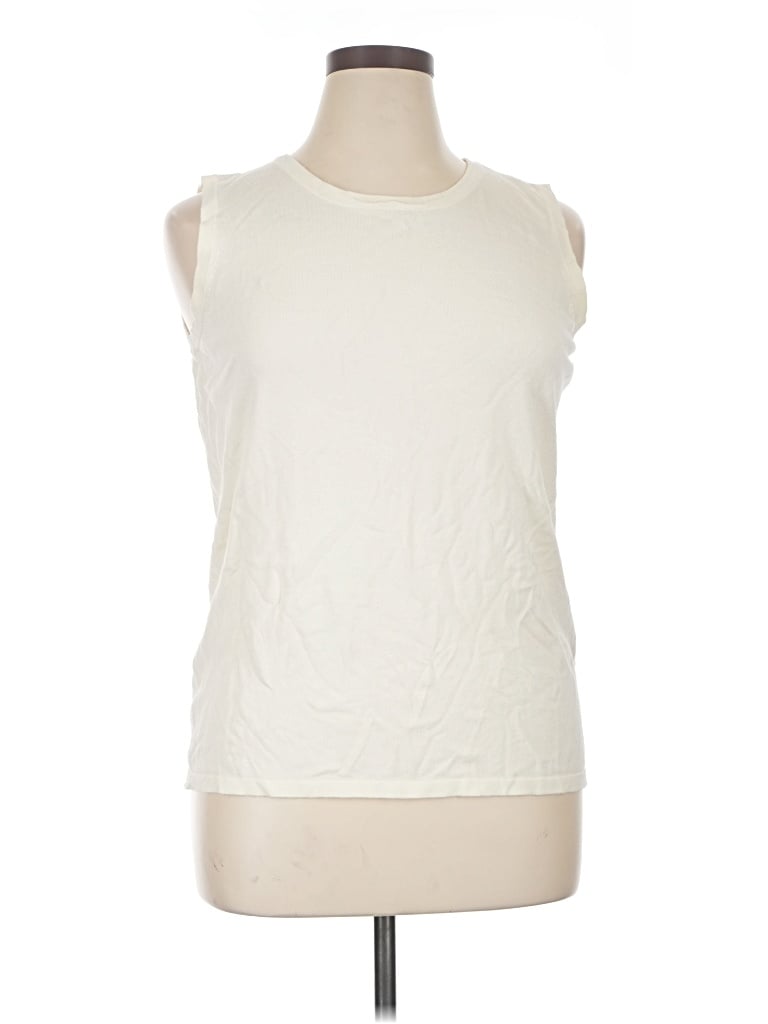 Pre-owned Multiples Sleeveless T-shirt In Ivory