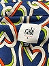 CAbi 100% Polyester Print Blue Casual Dress Size L - photo 7