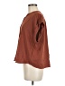 Adrianna Papell 100% Polyester Brown Short Sleeve Blouse Size M (estimated) - photo 5