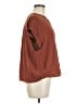 Adrianna Papell 100% Polyester Brown Short Sleeve Blouse Size M (estimated) - photo 4