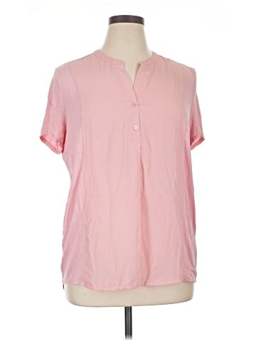 Attention Short Sleeve Blouse (view 1)
