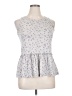 Crescent Gray Sleeveless Blouse Size 16 - photo 1
