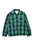 Cat & Jack 100% Polyester Checkered-gingham Green Jacket Size 8 - 10 - photo 1