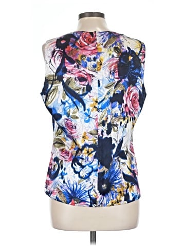 Elie Tahari Sleeveless Silk Top (view 2)