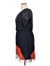 En Focus Studio 100% Polyester Color Block Blue Casual Dress Size 14 - photo 5