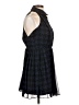 BCBGeneration 100% Polyester Houndstooth Blue Casual Dress Size 0 - photo 4
