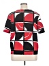 Chico's Red Short Sleeve Blouse Size XL - photo 2