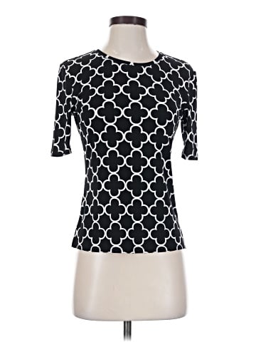 Pink Tartan Short Sleeve Top (view 1)