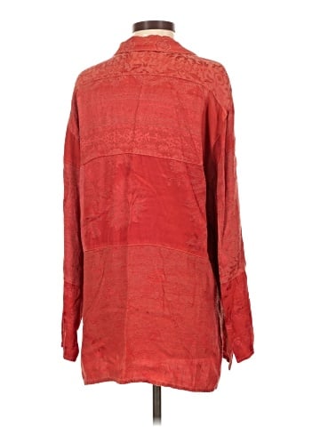 Citron Santa Monica Collection 3/4 Sleeve Button-Down Shirt (view 2)