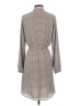 Mango Stripes Gray Brown Casual Dress Size XS - photo 2
