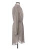 Mango Stripes Gray Brown Casual Dress Size XS - photo 4
