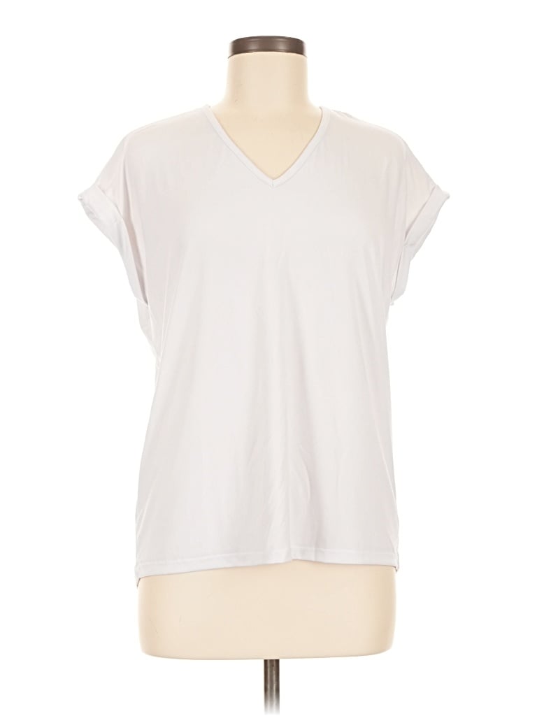 Pre-owned Brigitte Brianna Sleeveless T-shirt In Silver