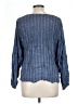 Ariat 100% Rayon Blue Long Sleeve Blouse Size L - photo 2