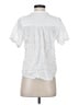 Splendid White Short Sleeve Blouse Size XS - photo 2