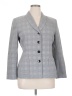 Gallery Plaid Gray Blazer Size 14 Petite - photo 1