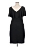 Connected Apparel Solid Black Cocktail Dress Size 16 - photo 2