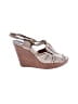 Chloé Tan Canvas Wedges Size EU (IT) 38 / US 8 - photo 1