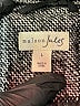 Maison Jules 100% Polyester Houndstooth Gray Coat Size L - photo 6