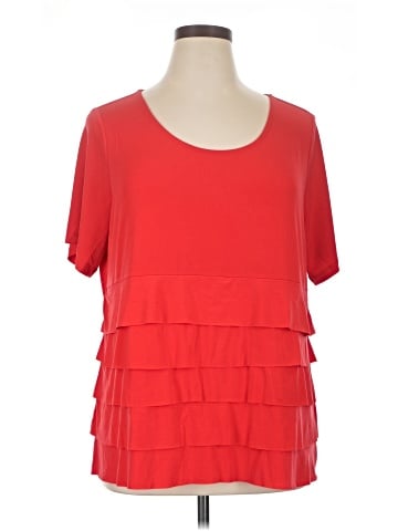 Susan Graver Short Sleeve Top (view 1)