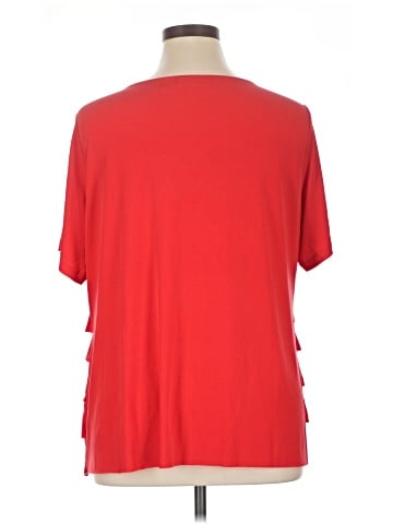 Susan Graver Short Sleeve Top (view 2)