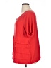 Susan Graver Red Short Sleeve Top Size XL - photo 5