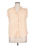 DKNY Orange Sleeveless Blouse Size XL - photo 1
