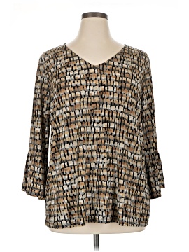 Susan Graver 3/4 Sleeve Blouse