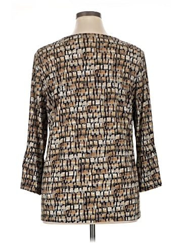 Susan Graver 3/4 Sleeve Blouse (view 2)