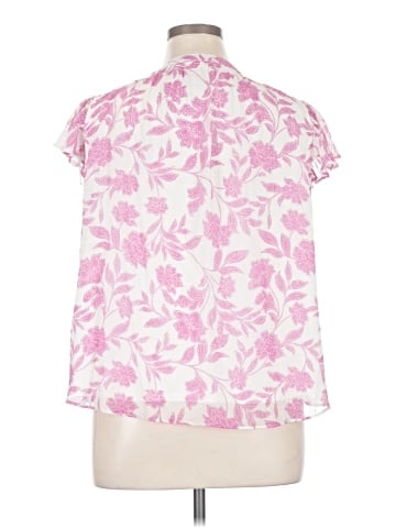 LC Lauren Conrad Short Sleeve Blouse (view 2)