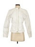 J. McLaughlin 100% Cotton Solid Gold White Jacket Size XS - photo 1