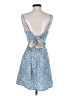 Unbranded 100% Polyester Hearts Blue Casual Dress Size XS - photo 2