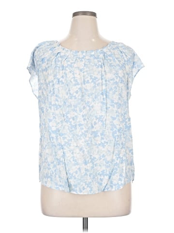 LC Lauren Conrad Short Sleeve Blouse (view 1)